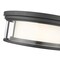 Z-Lite Willow 3 Light Flush Mount, Bronze & Inner White and Outer Clear 426F16-BRZ - alternate 2